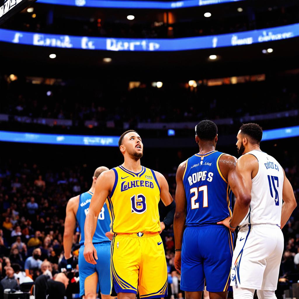 2021 NBA全明星正赛第四节回放，詹姆斯队逆转杜兰特队，库里三分惊艳  第1张