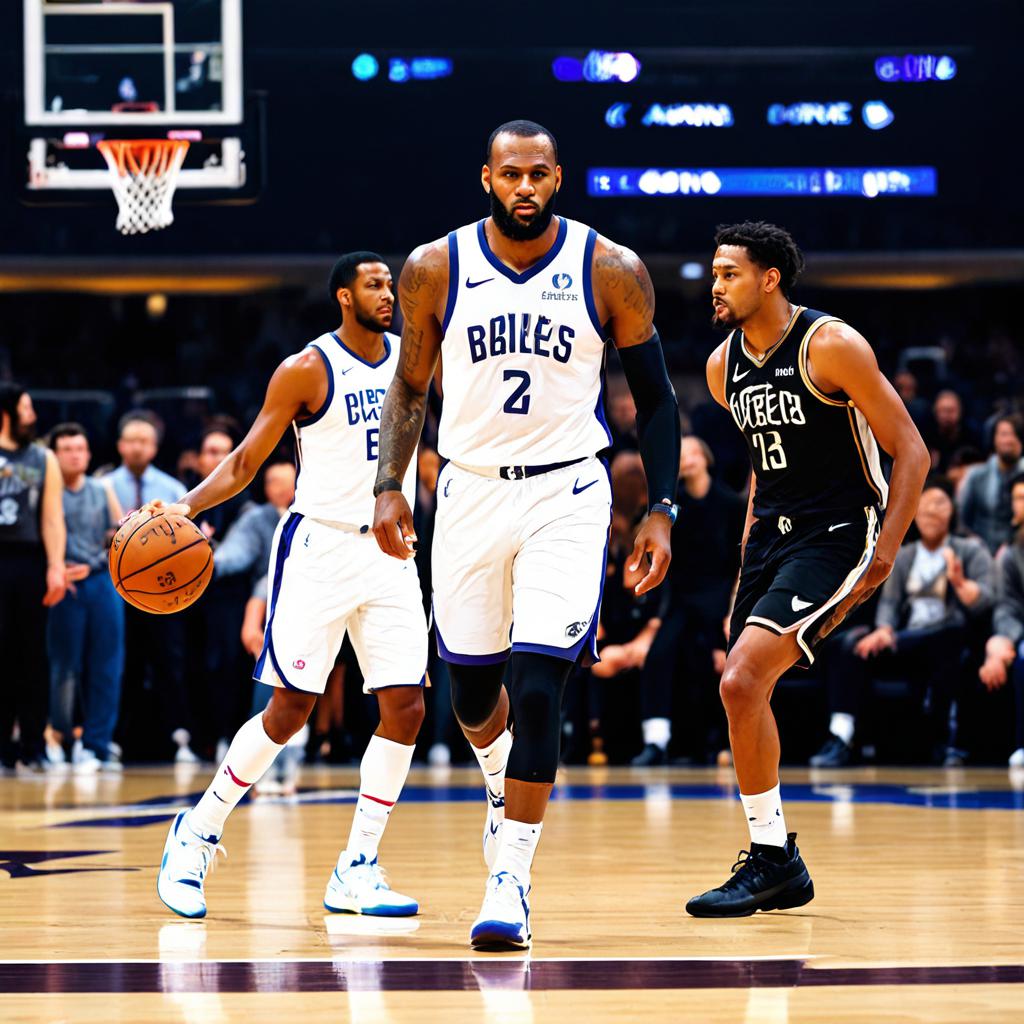 NBA全明星赛首轮投票结果公布，詹姆斯领跑，东契奇紧追其后